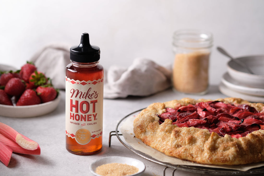 Strawberry & Rhubarb Galette