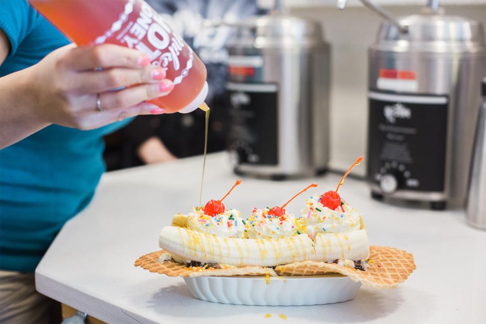 Mike’s Hot Honey Sundae